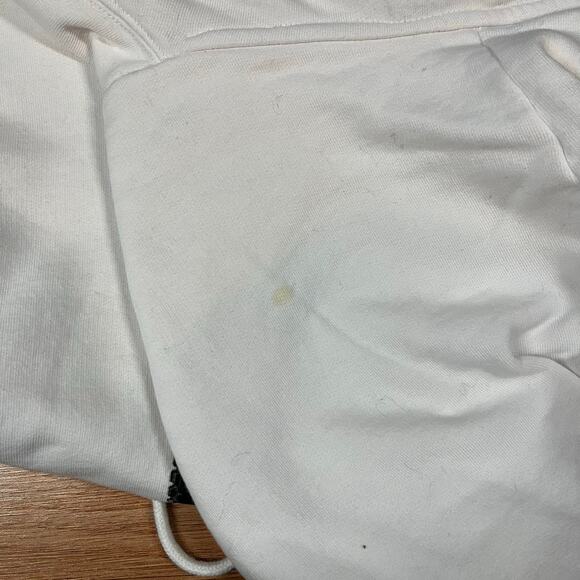 Justin Bieber Mens H&M Purpose Stadium Tour White Hoodie 2017 Sz Large Preowned - Picture 8 of 10